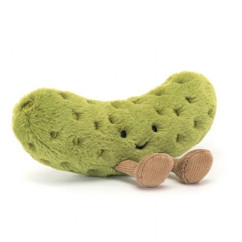 Jellycat Amuseable Pickle Soft & Plush 3x6" Authentic BNWT